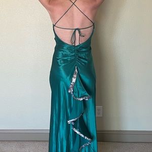 Formal custom made camo dress